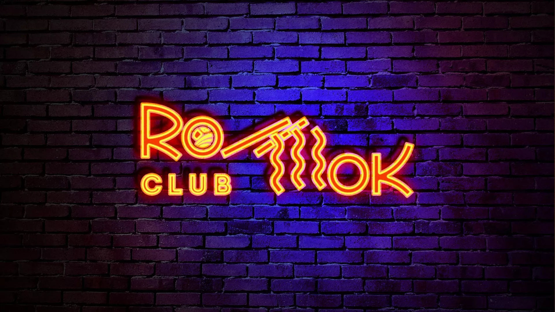 Разработка интерьерной вывески суши-бара «Roll Wok Club» в Яровом
